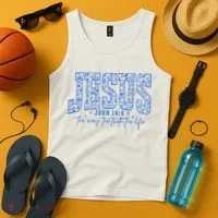 Jesus The Way The Truth The Life Tank Top thumb 4