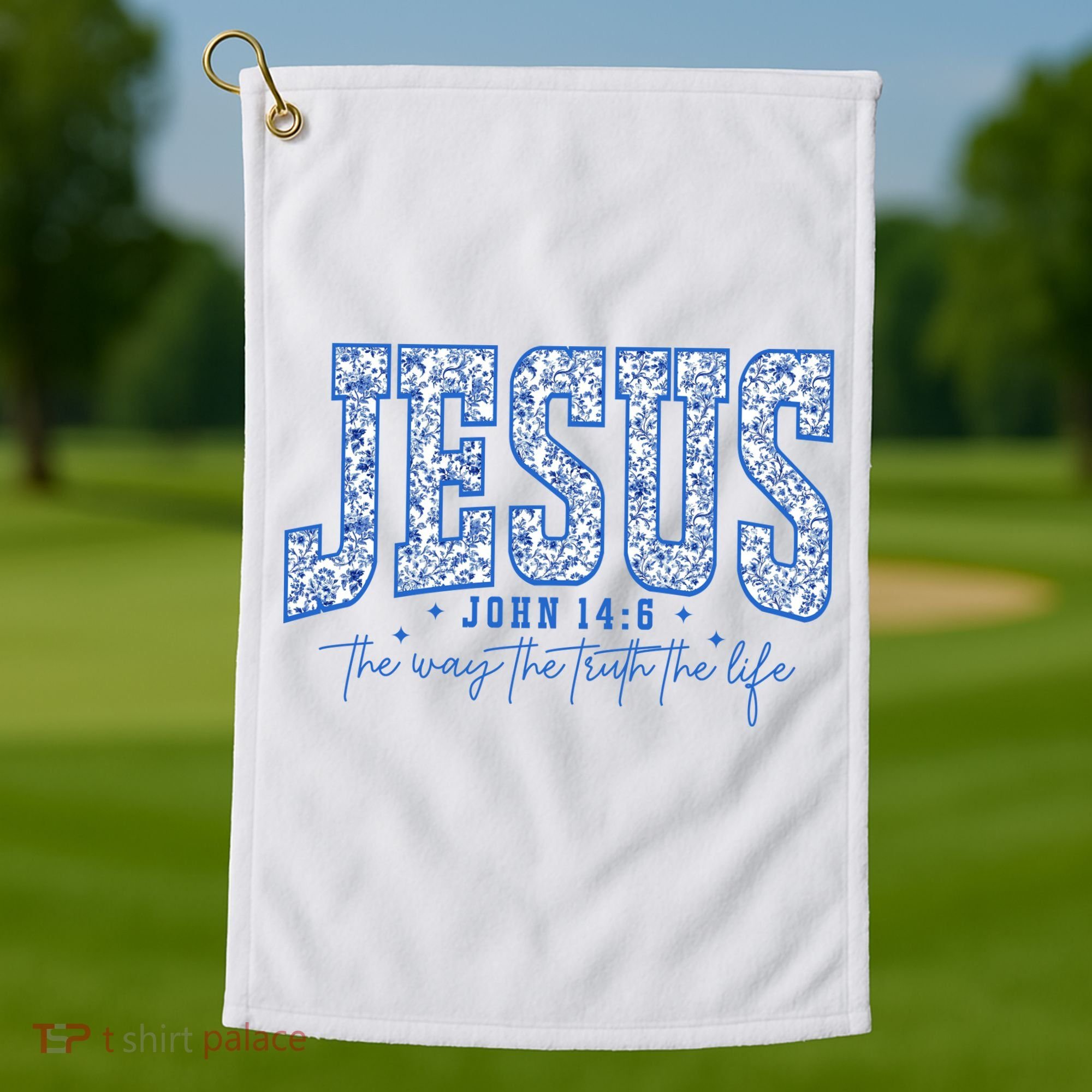 Jesus The Way The Truth The Life Golf Towel