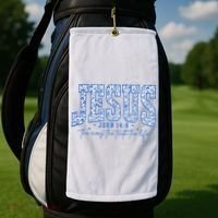 Jesus The Way The Truth The Life Golf Towel thumb 2