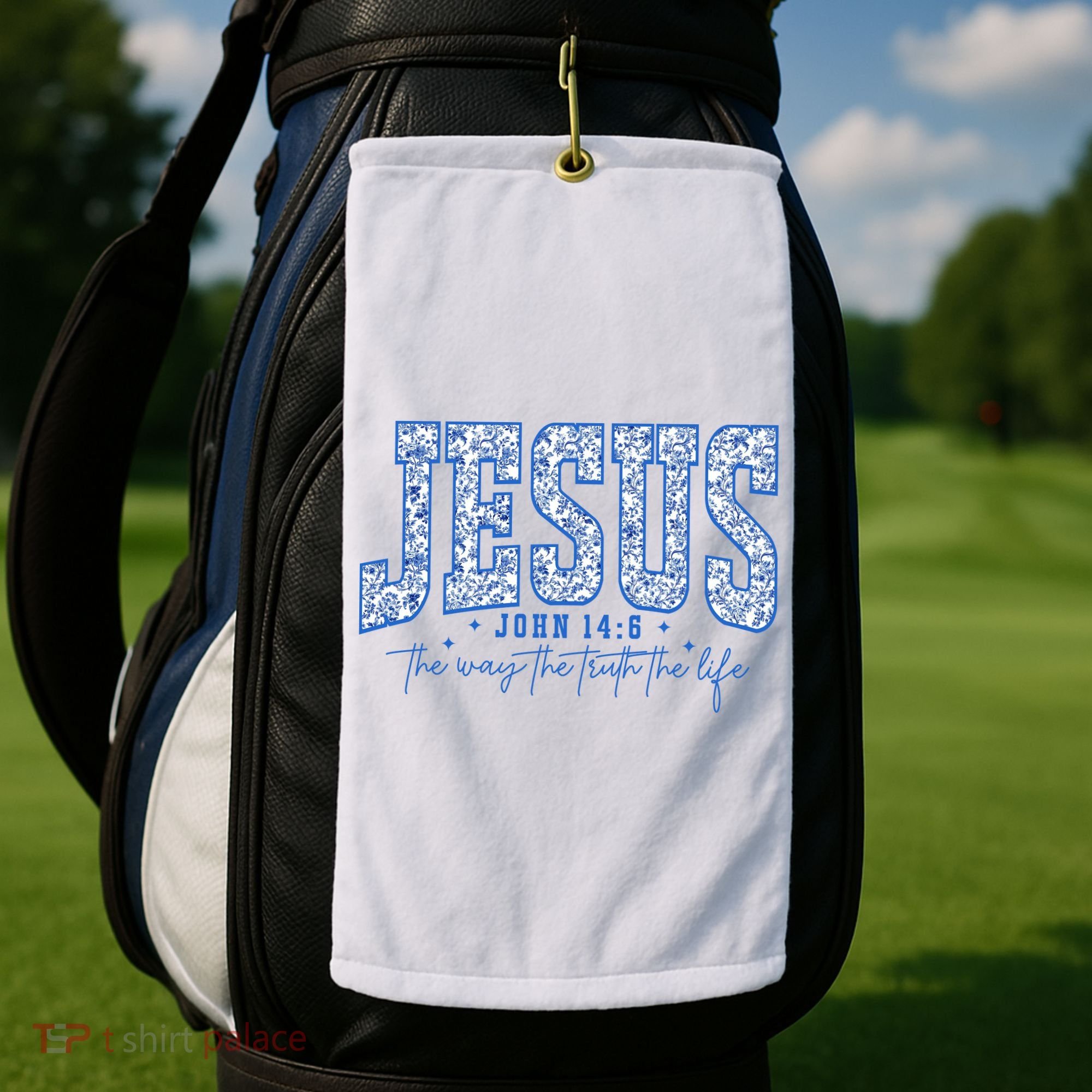 Jesus The Way The Truth The Life Golf Towel
