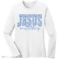 Jesus The Way The Truth The Life Women's Long Sleeve Shirt thumb 0