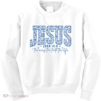 Jesus The Way The Truth The Life Kids Sweatshirt thumb 0