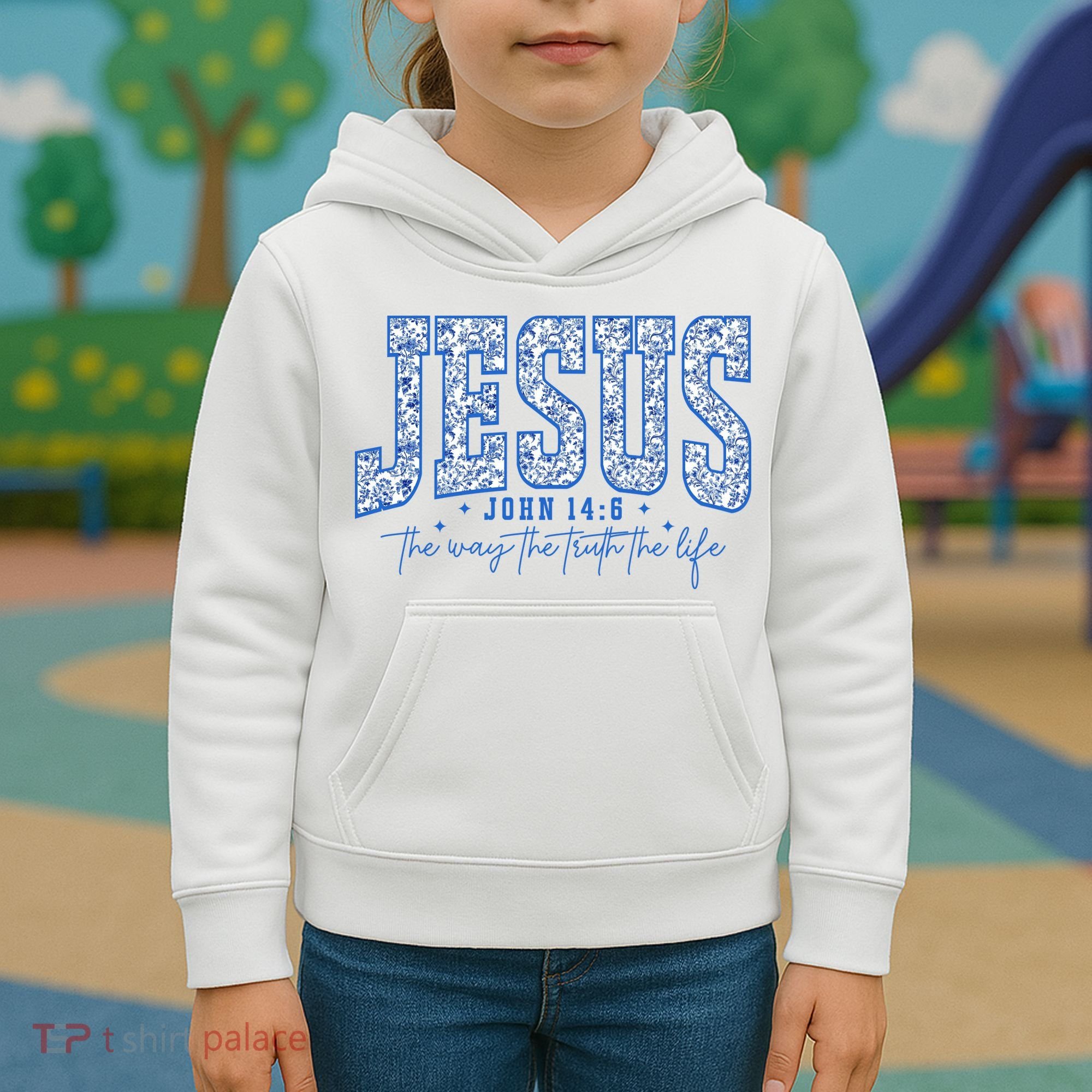 Jesus The Way The Truth The Life Kids Hoodie