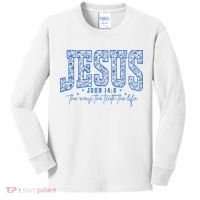 Jesus The Way The Truth The Life Kids Long Sleeve Shirt thumb 0