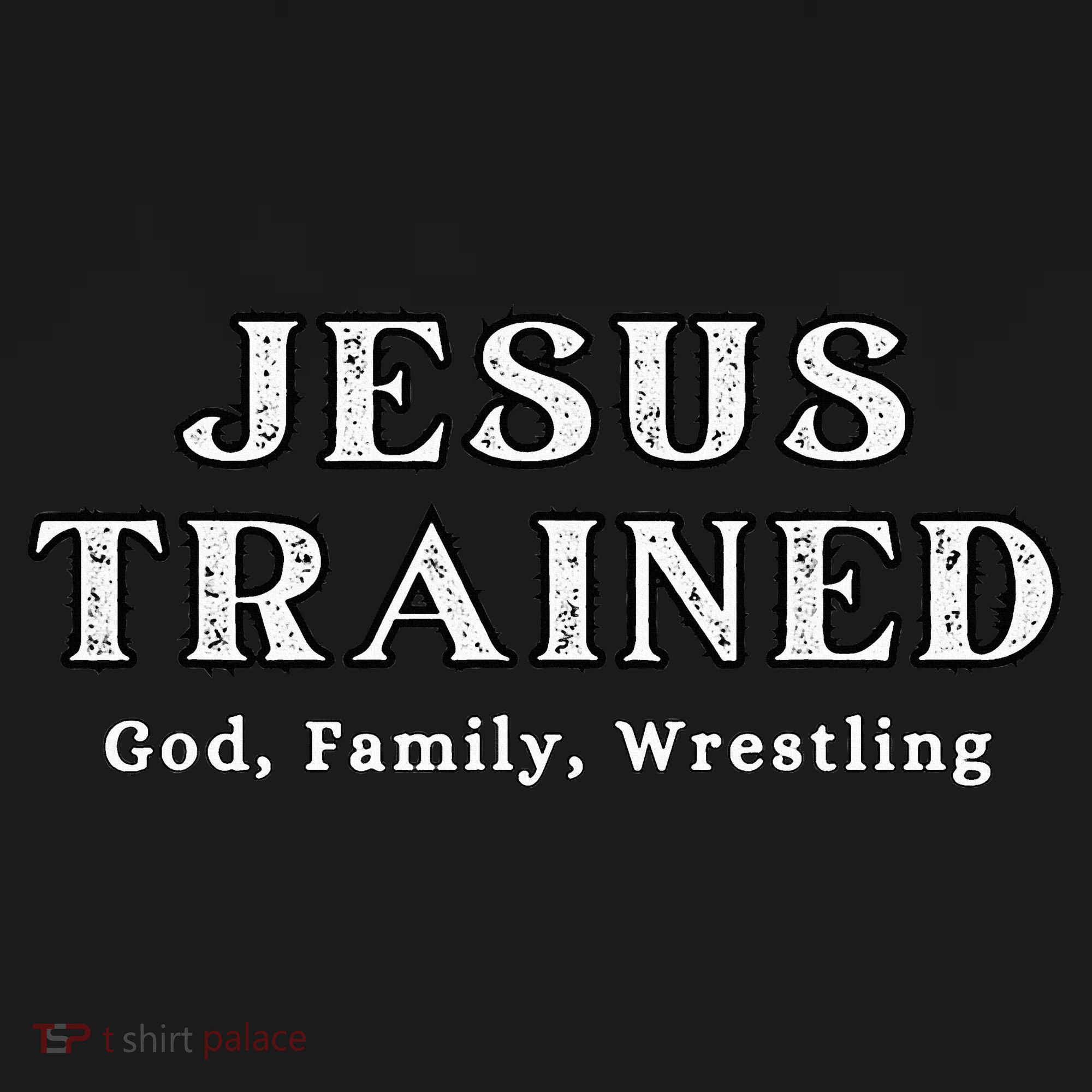 Jesus Trained Wrestling Jesus Trained God Family Wrestling Women's Hoodie