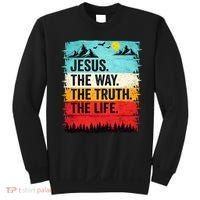 Jesus The Way Truth Life Christian Worship Sweatshirt thumb 0