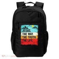 Jesus The Way Truth Life Christian Worship Backpack thumb 0