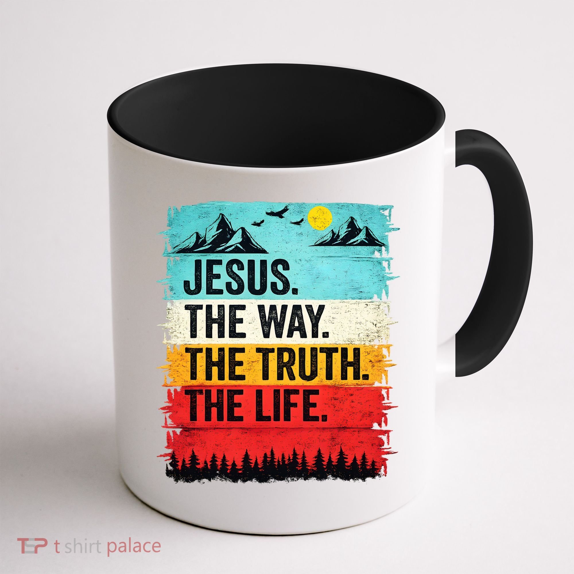 Jesus The Way Truth Life Christian Worship Coffee Mug