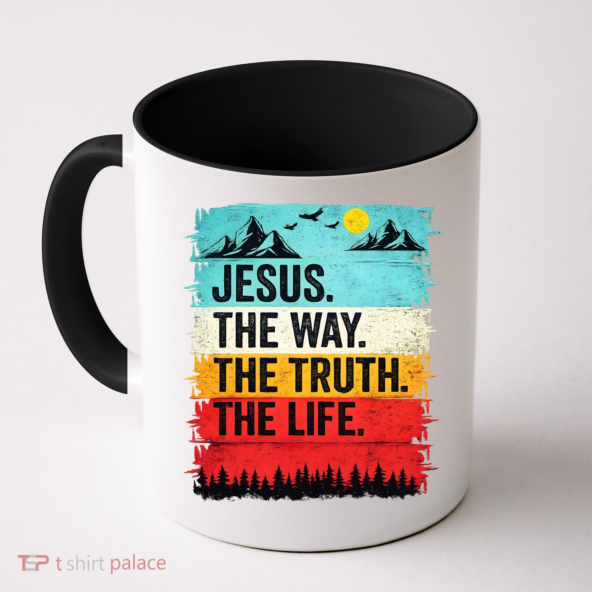 Jesus The Way Truth Life Christian Worship Coffee Mug