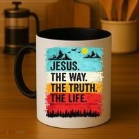 Jesus The Way Truth Life Christian Worship Coffee Mug thumb 4