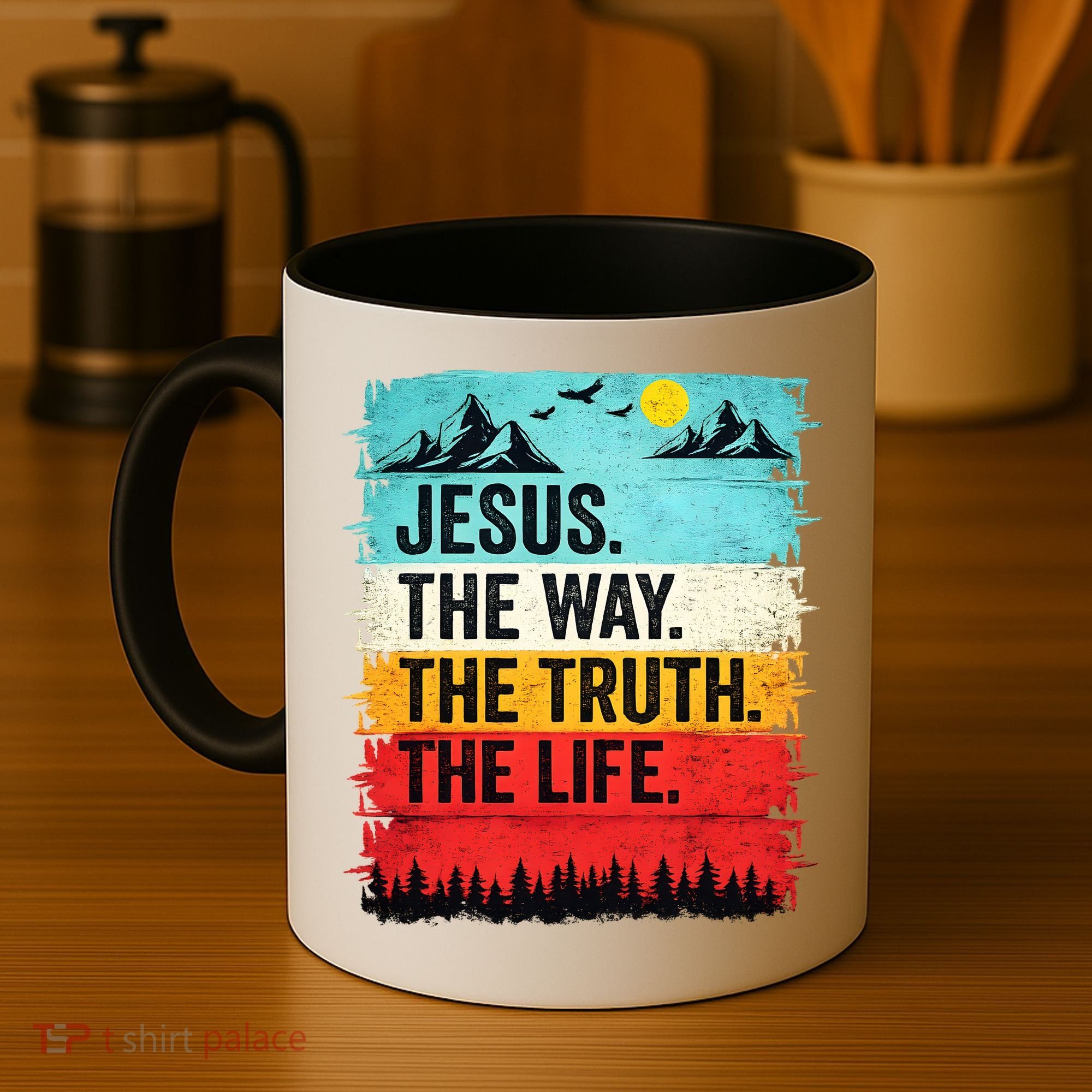 Jesus The Way Truth Life Christian Worship Coffee Mug