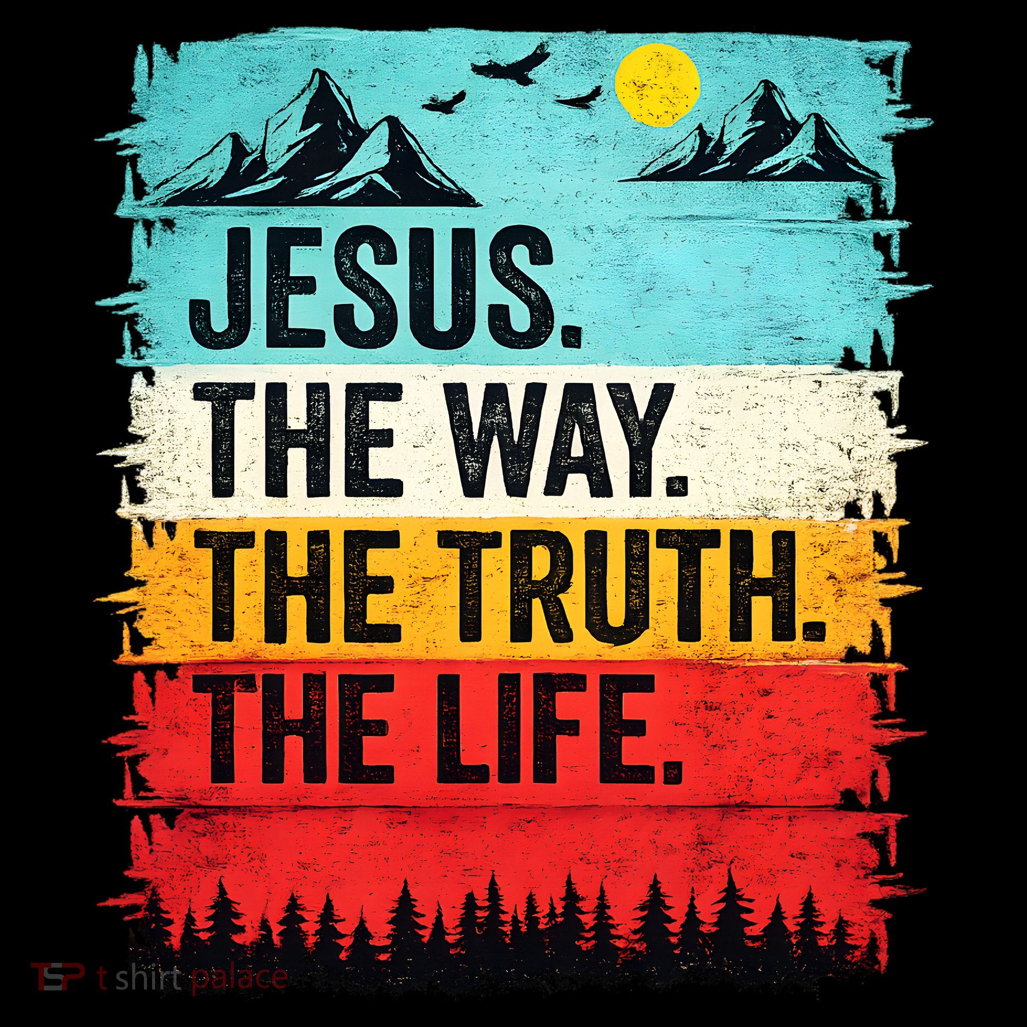 Jesus The Way Truth Life Christian Worship Coffee Mug