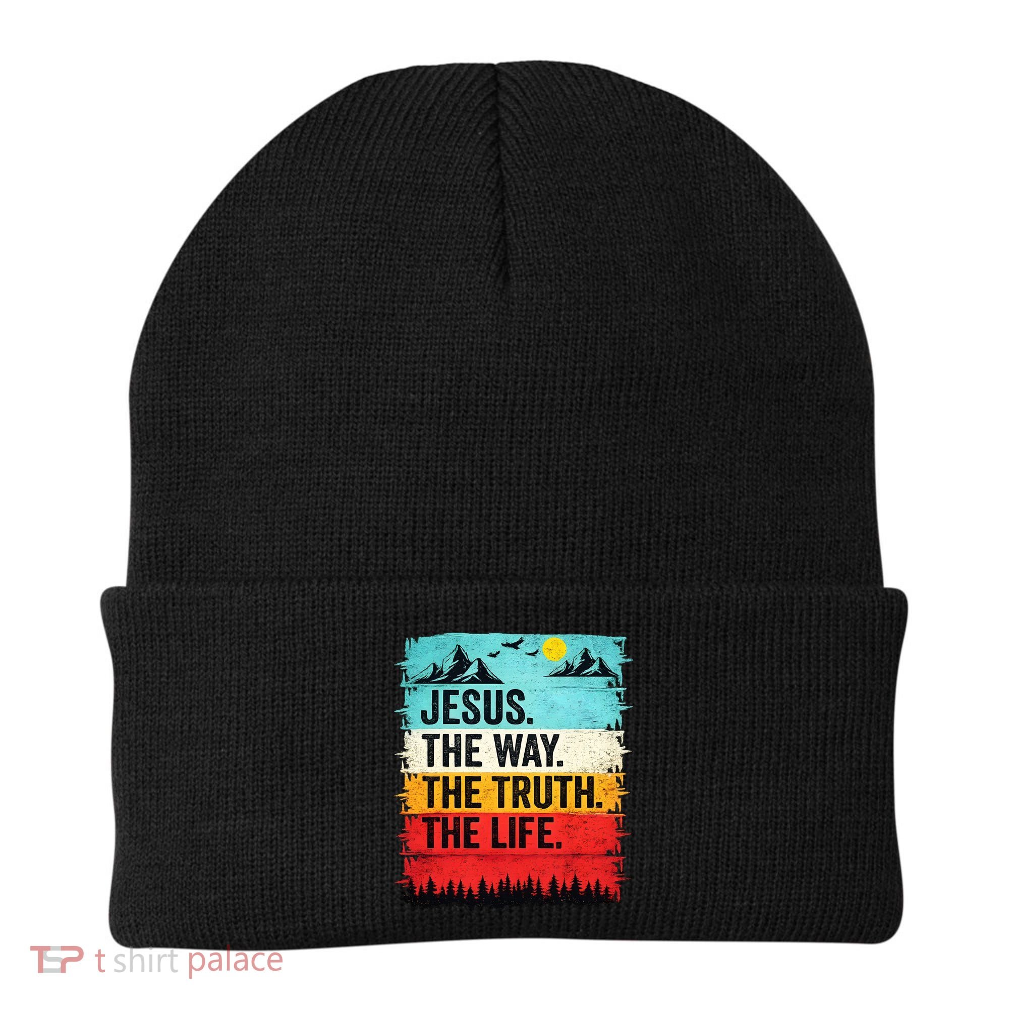 Jesus The Way Truth Life Christian Worship Beanie