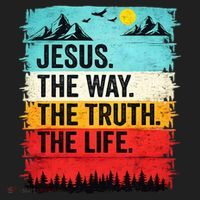 Jesus The Way Truth Life Christian Worship Tumbler thumb 3
