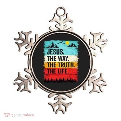 Jesus The Way Truth Life Christian Worship Ornament