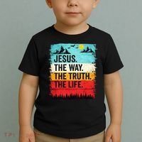Jesus The Way Truth Life Christian Worship Toddler T-Shirt thumb 2