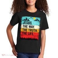Jesus The Way Truth Life Christian Worship Kids T-Shirt thumb 2