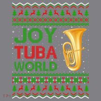 Joy Tuba World Music Lover Xmas Gift Ugly Tuba Christmas Women's Hoodie thumb 2