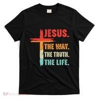 Jesus The Way The Truth The Life Christian T-Shirt thumb 0
