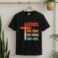 Jesus The Way The Truth The Life Christian T-Shirt thumb 2