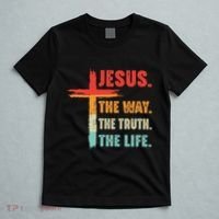 Jesus The Way The Truth The Life Christian T-Shirt thumb 5