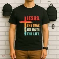 Jesus The Way The Truth The Life Christian T-Shirt thumb 6