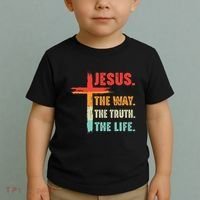 Jesus The Way The Truth The Life Christian Toddler T-Shirt thumb 2