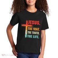 Jesus The Way The Truth The Life Christian Kids T-Shirt thumb 2