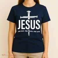 Jesus The Way. The Truth. The Life T-Shirt thumb 4