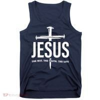 Jesus The Way. The Truth. The Life Tank Top thumb 0