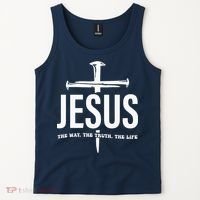 Jesus The Way. The Truth. The Life Tank Top thumb 2