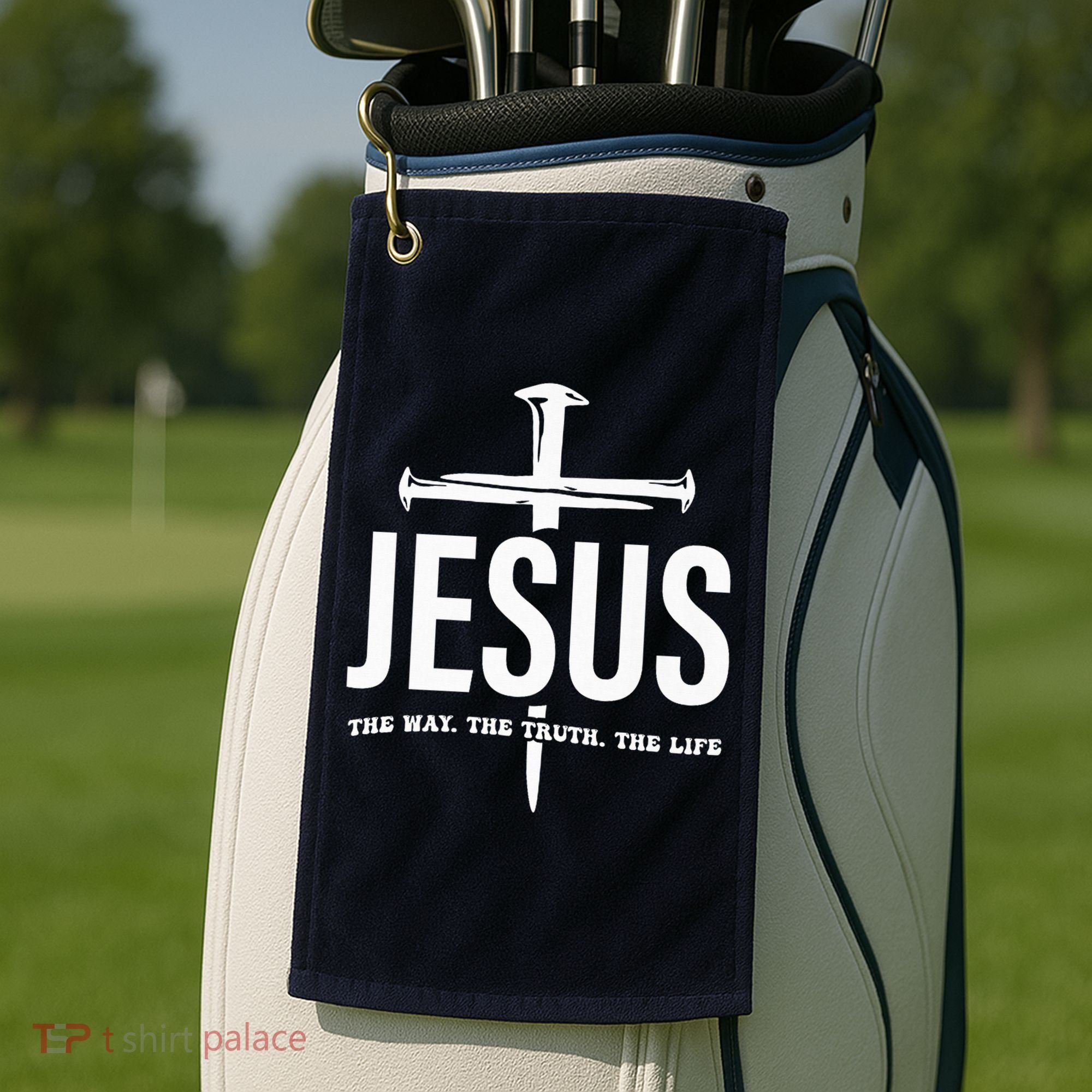 Jesus The Way. The Truth. The Life Golf Towel