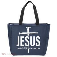 Jesus The Way. The Truth. The Life Tote Bag thumb 0
