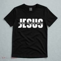 Jesus The Way The Truth The Life Christian Faith Bible T-Shirt thumb 5