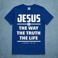 Jesus The Way The Truth The Life Bible Verse Jesus Gift T-Shirt thumb 5