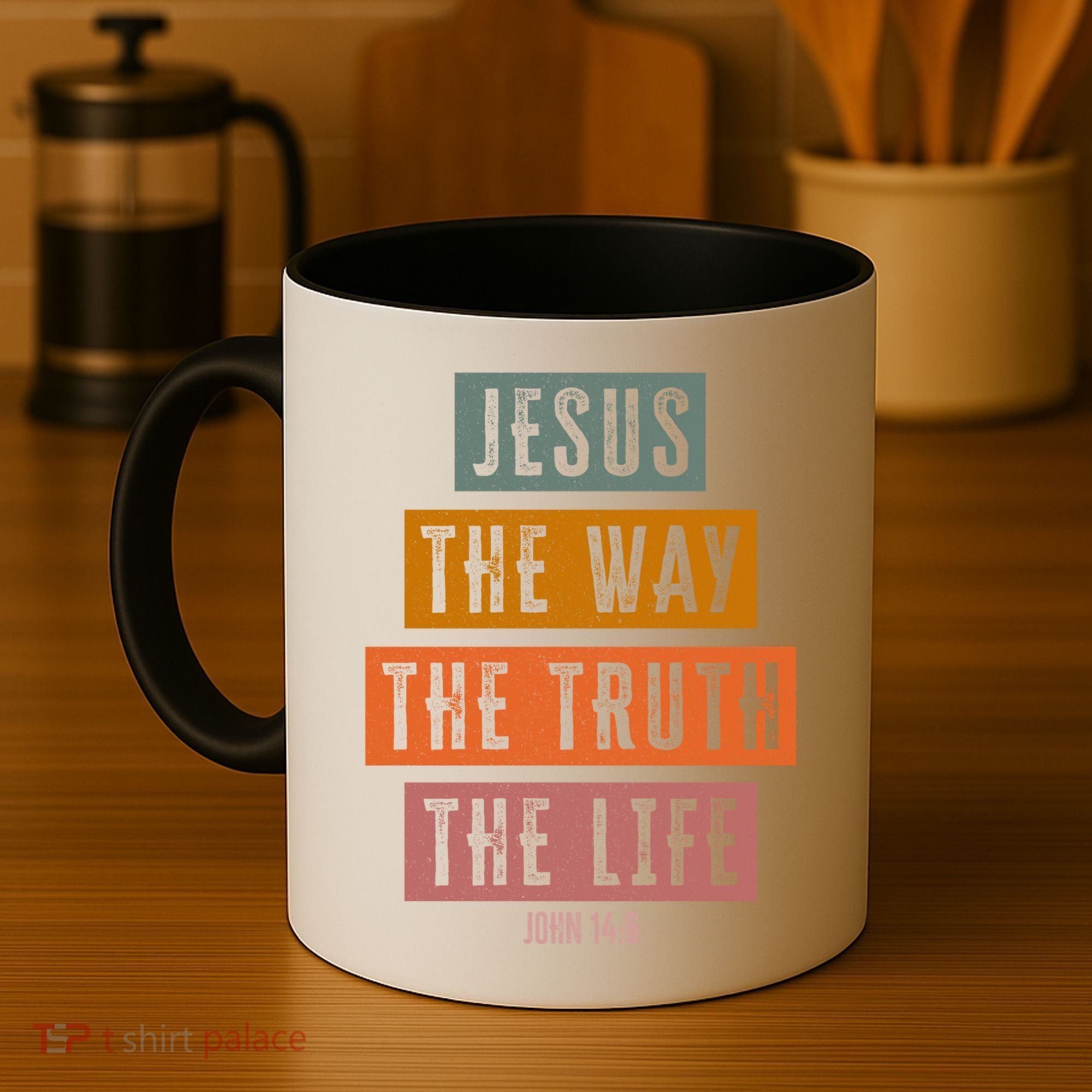 Jesus The Way Truth Life Bible Verse Coffee Mug