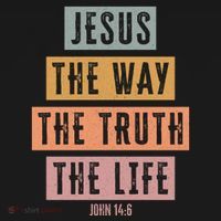 Jesus The Way Truth Life Bible Verse Mousepad thumb 1