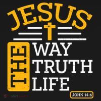 Jesus The Way Truth Life John 14:6 Doggie Tank thumb 4