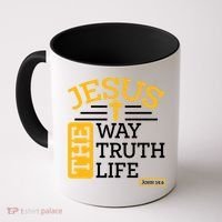 Jesus The Way Truth Life John 14:6 Coffee Mug thumb 0