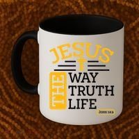 Jesus The Way Truth Life John 14:6 Coffee Mug thumb 2
