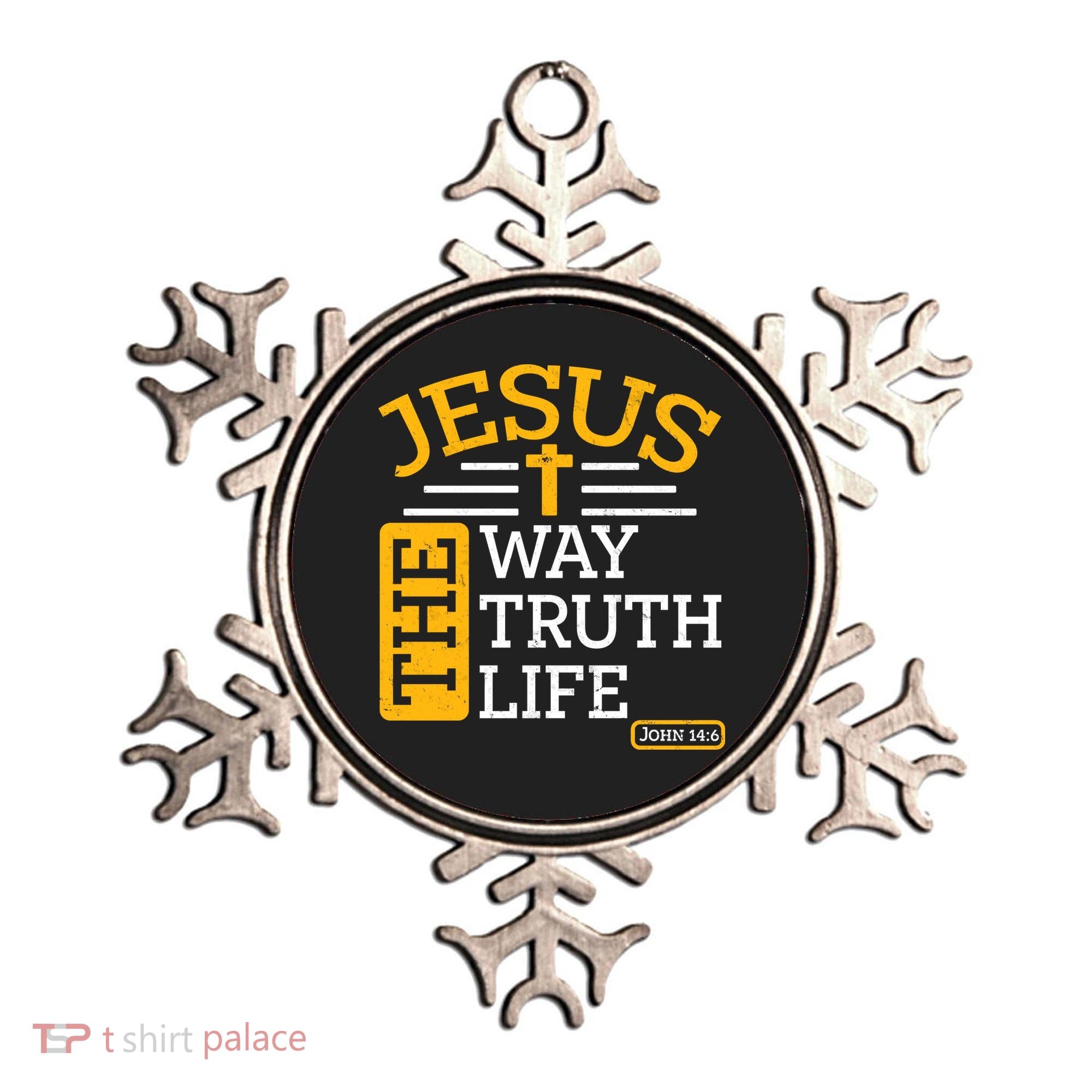 Jesus The Way Truth Life John 14:6 Ornament