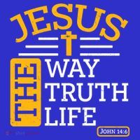 Jesus The Way Truth Life John 14:6 T-Shirt thumb 7
