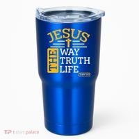Jesus The Way Truth Life John 14:6 Tumbler thumb 0