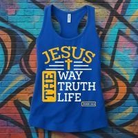 Jesus The Way Truth Life John 14:6 Women's Tank Top thumb 3