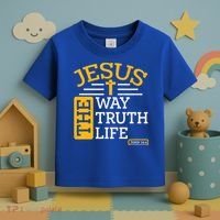 Jesus The Way Truth Life John 14:6 Toddler T-Shirt thumb 3