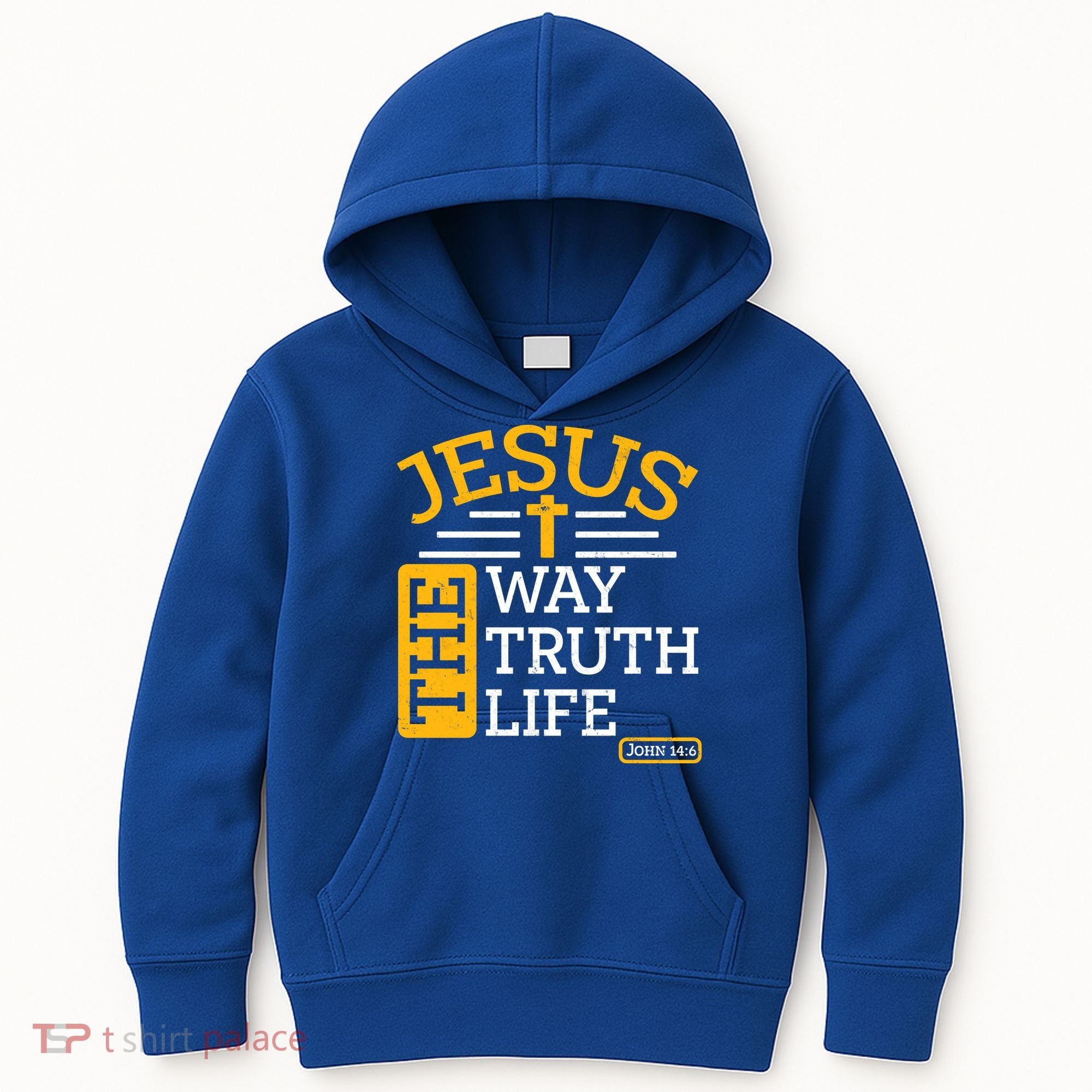 Jesus The Way Truth Life John 14:6 Kids Hoodie