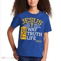 Jesus The Way Truth Life John 14:6 Kids T-Shirt thumb 2