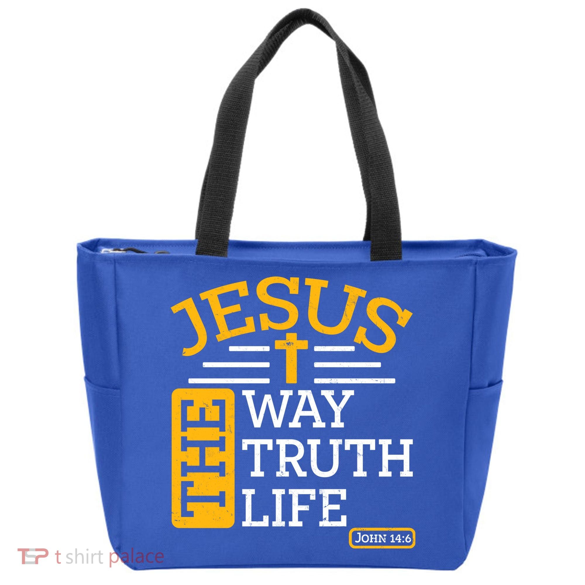 Jesus The Way Truth Life John 14:6 Tote Bag