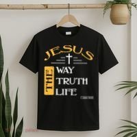 Jesus The Way Truth Life Christian T-Shirt thumb 2