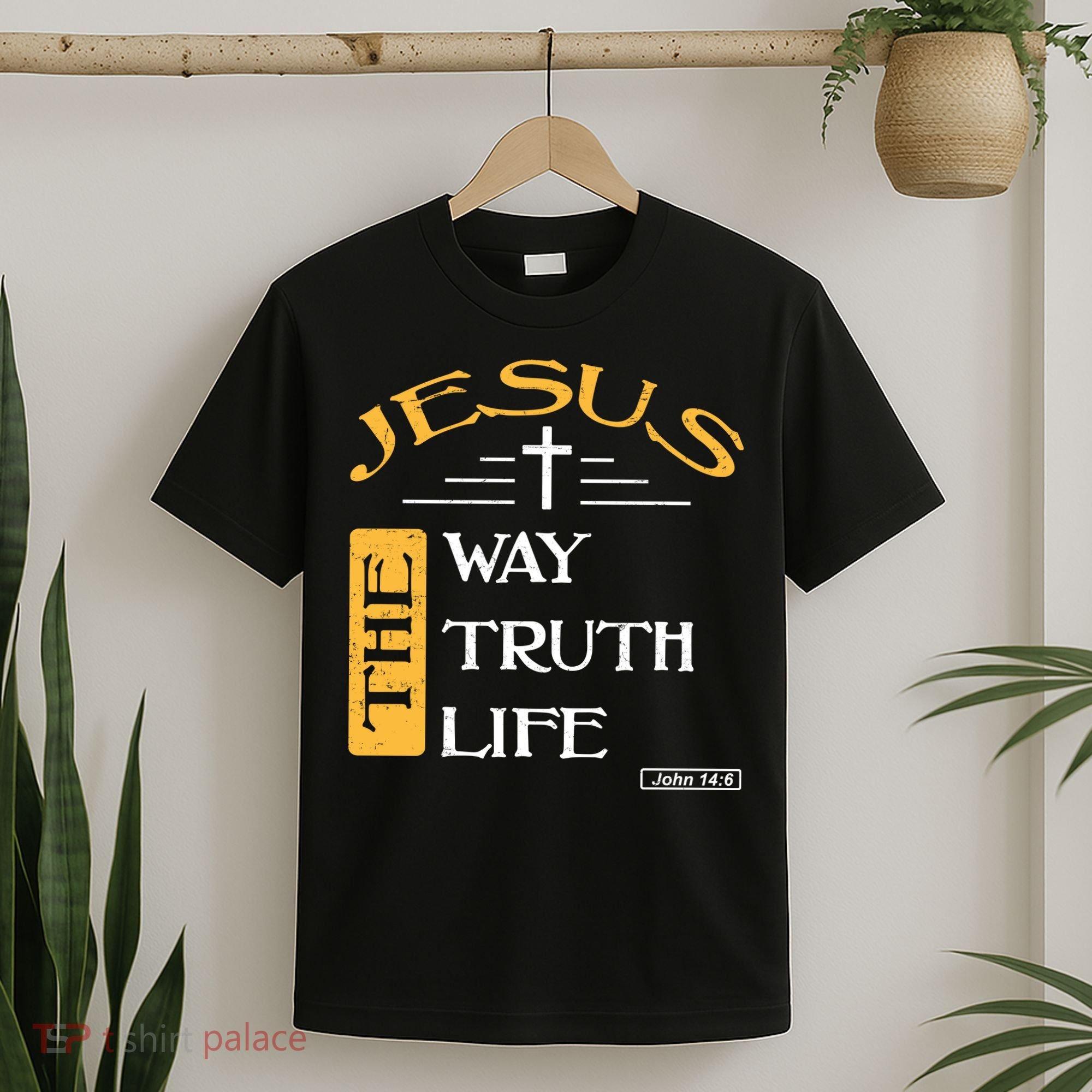 Jesus The Way Truth Life Christian T-Shirt